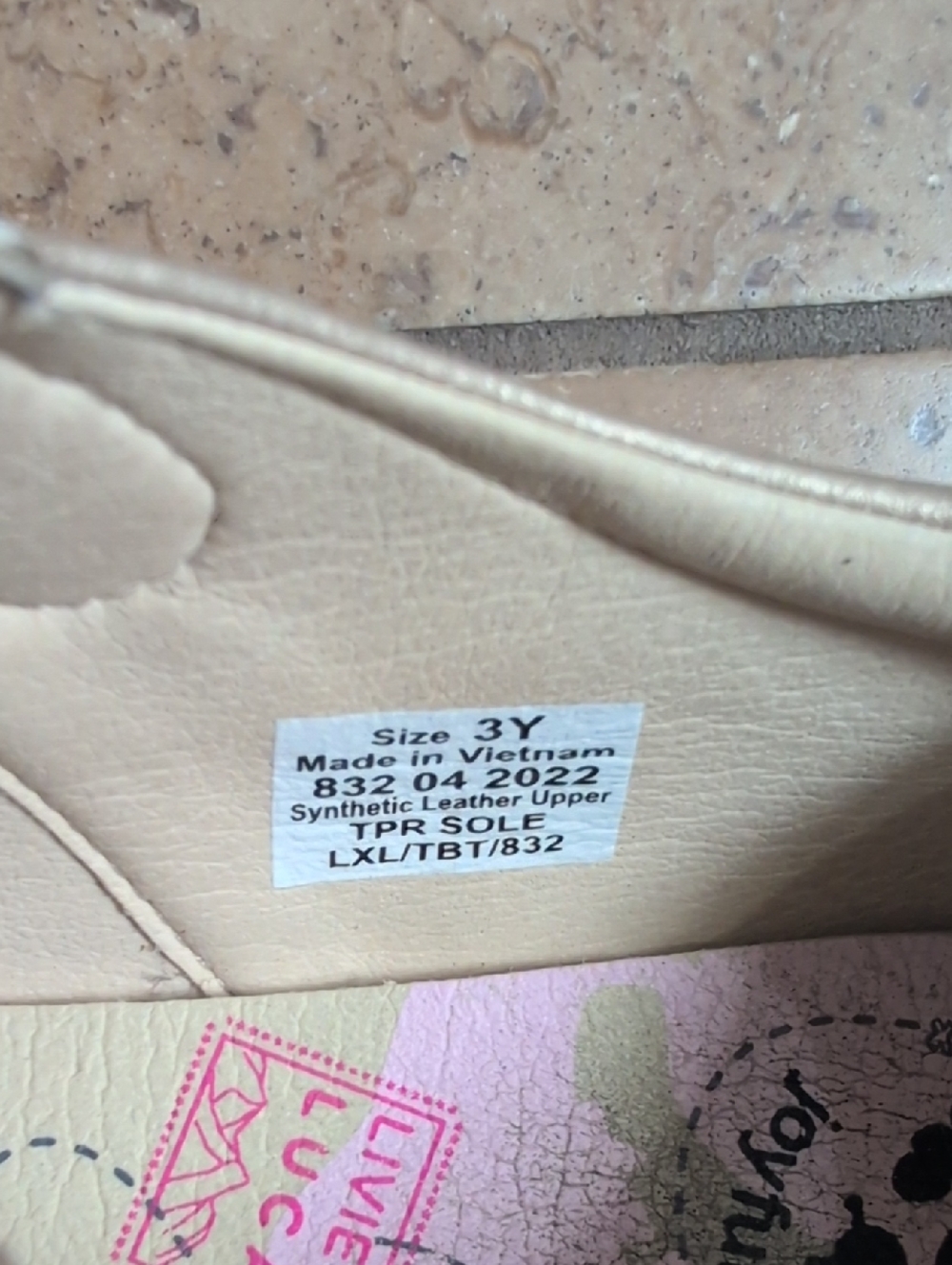 Livie and Luca girl Mary Jane shoes. Gold. Size 3Y. - Picture 6 of 8